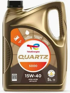 Aceite 5-L Total 15W40 Quartz-Gasol
